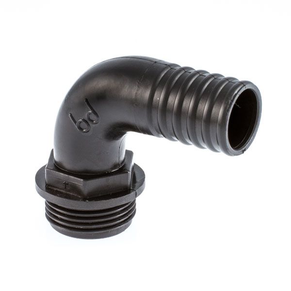 PP Male Elbow Hosetail